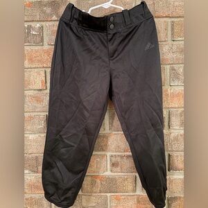 Adidas Kids Black Baseball Pants